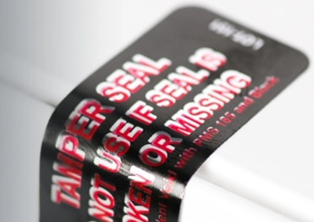 Tamper Evident Seal Labels