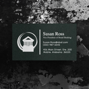 Portfolio Printed Dual Tone Business Card Back