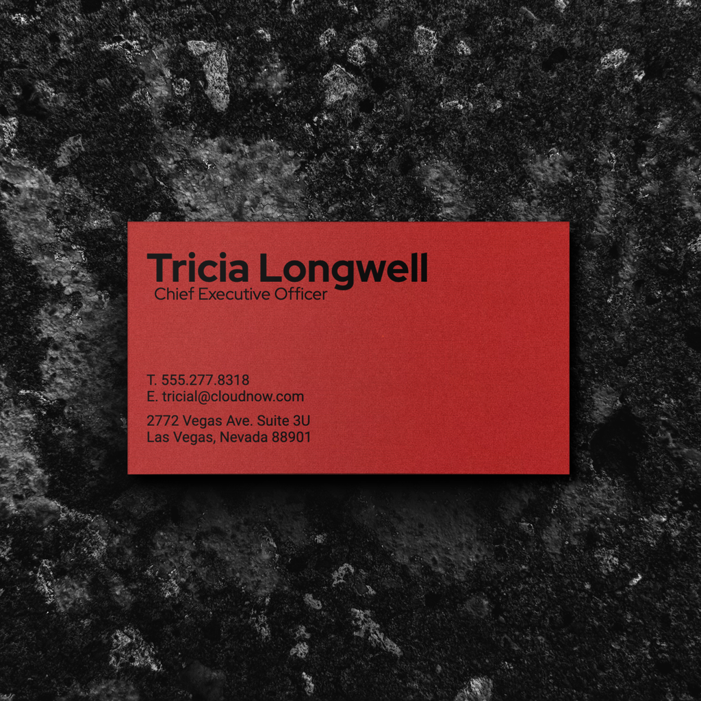 Venture Printed Dual Tone Business Card 