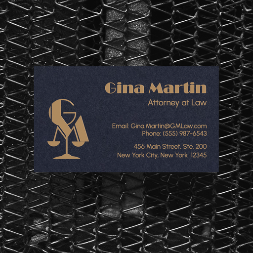 Engraved Business Card