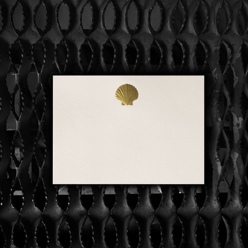 Scallop Shell Note Card 