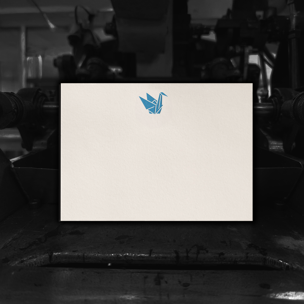 Paper Crane Note Card 