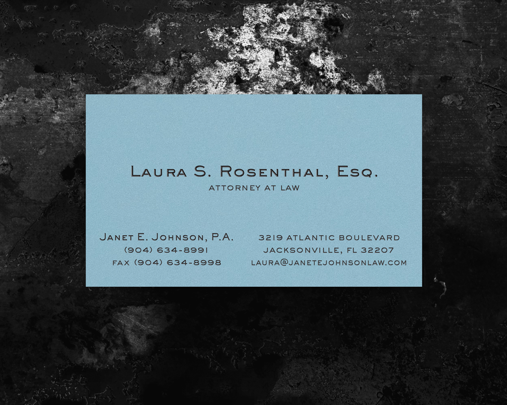 Business Card Raised Print