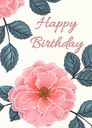 Floral Rose Birthday