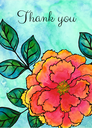 Thank you Rose Card