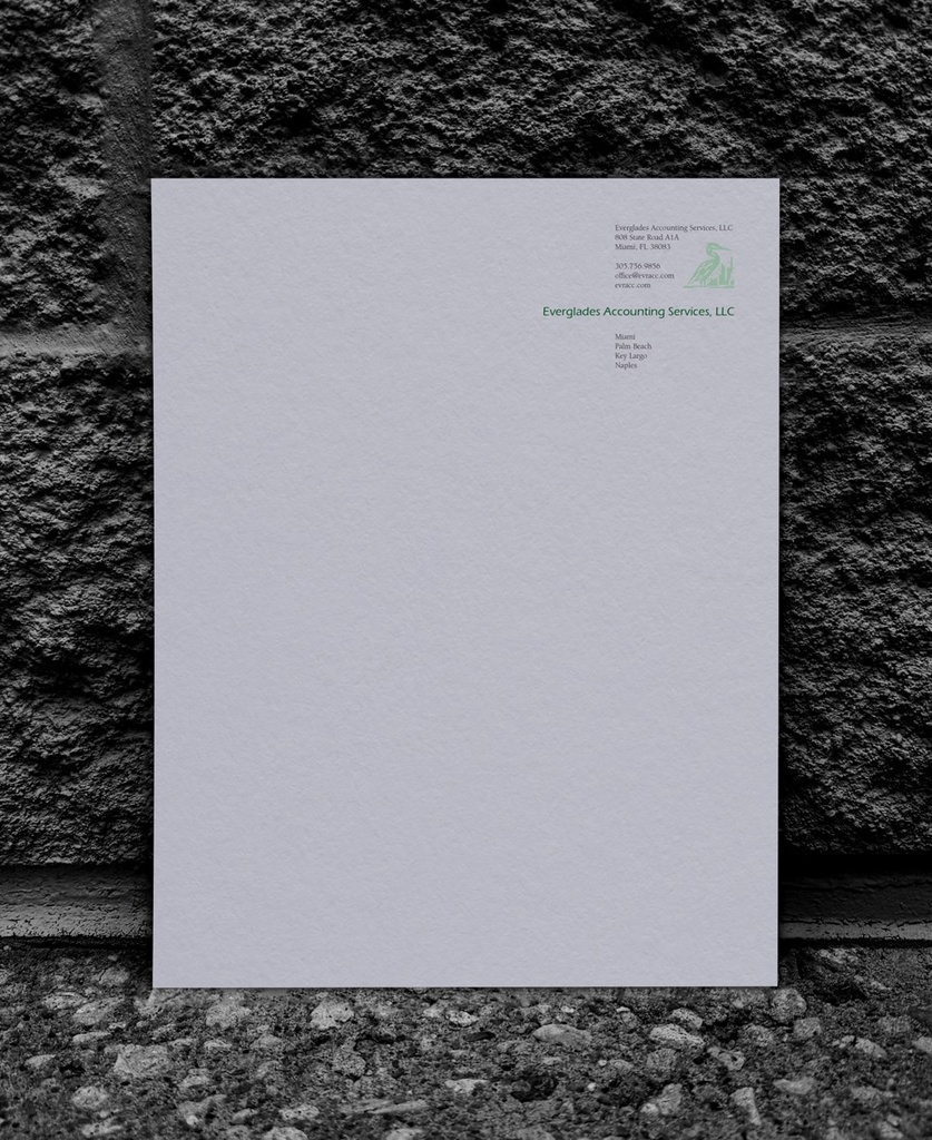 Letterhead-Raised Print