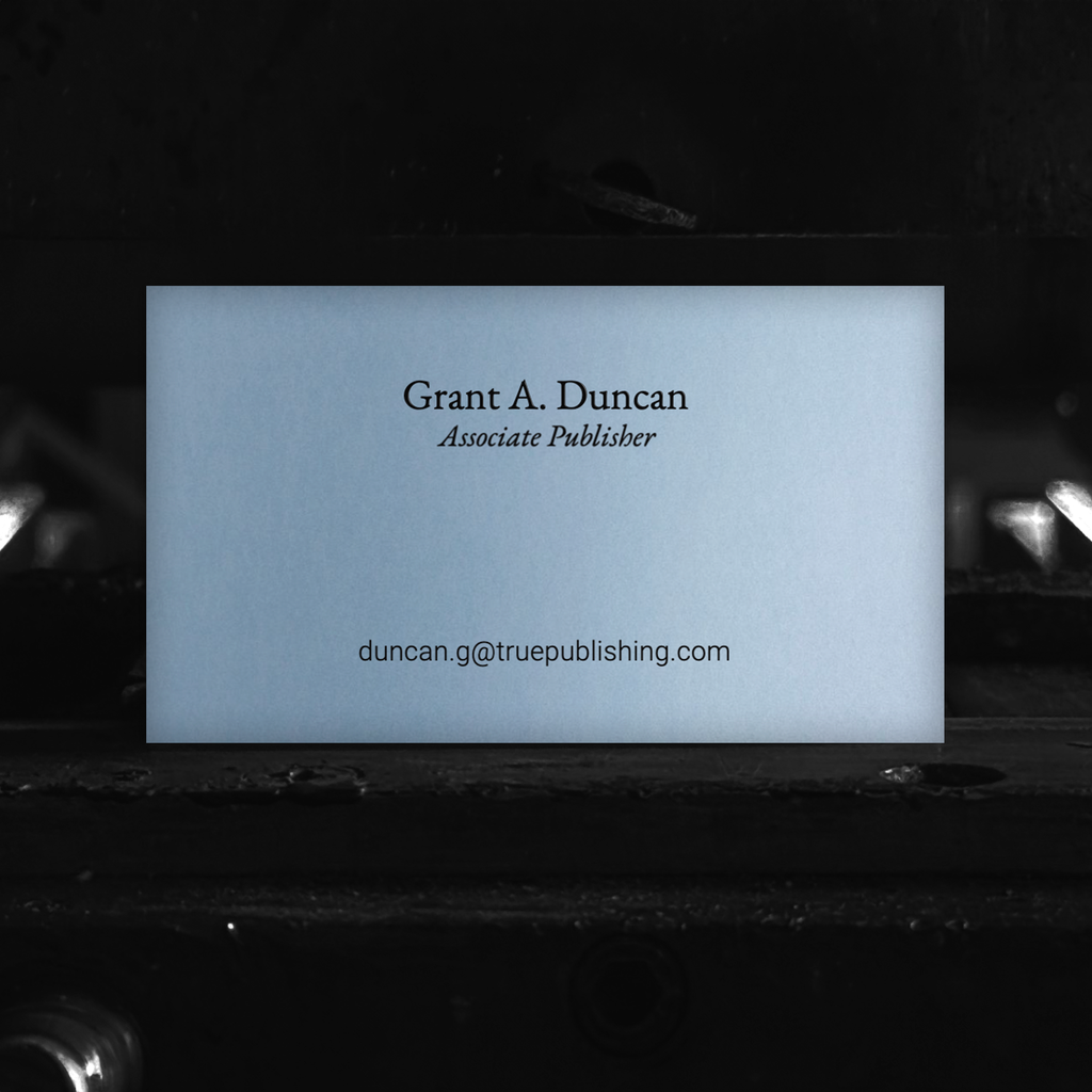 No. 024 Engraved | Business Card