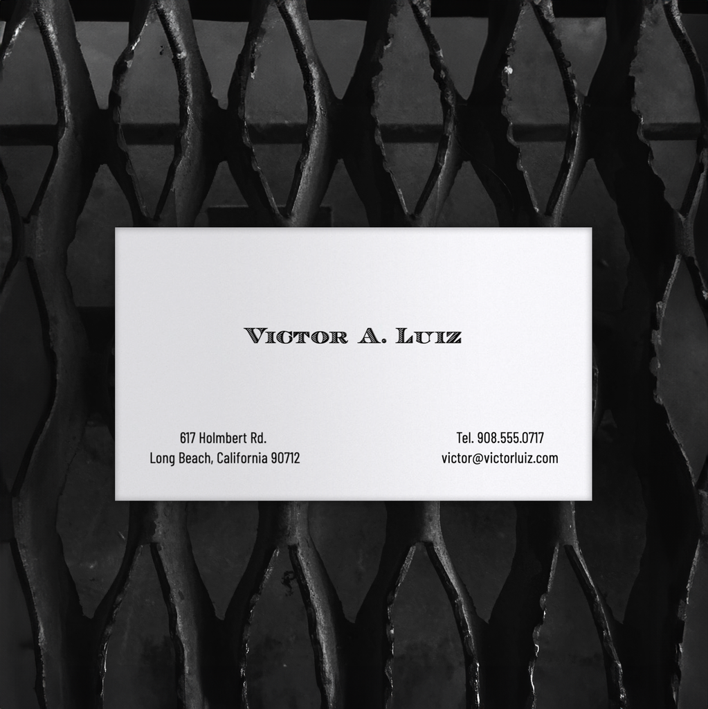 No. 003 | Engraved | Business Card