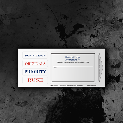 [L53P] Printed Laser Label No. 53 ®