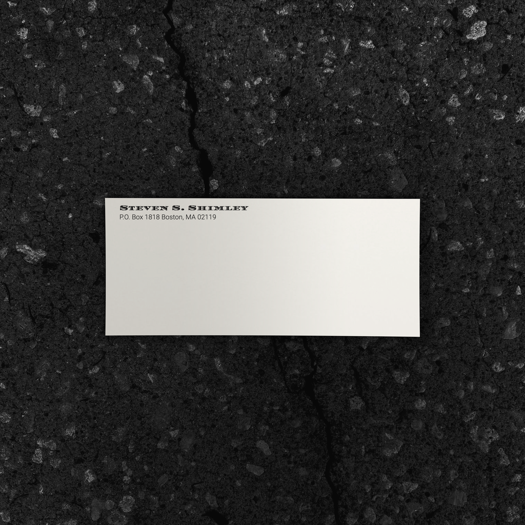 No. 005 | Engraved | Stationery Envelope