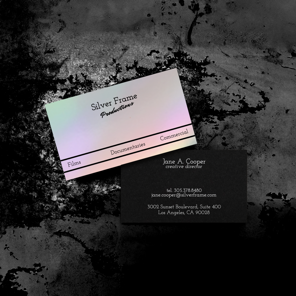 No. 010 | Printed | Dual Tone  Business Card