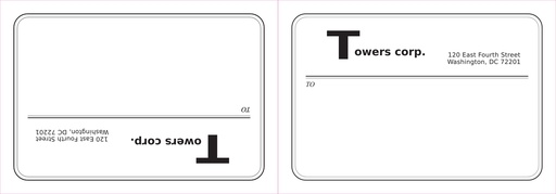 2 Up Labels, Sheet