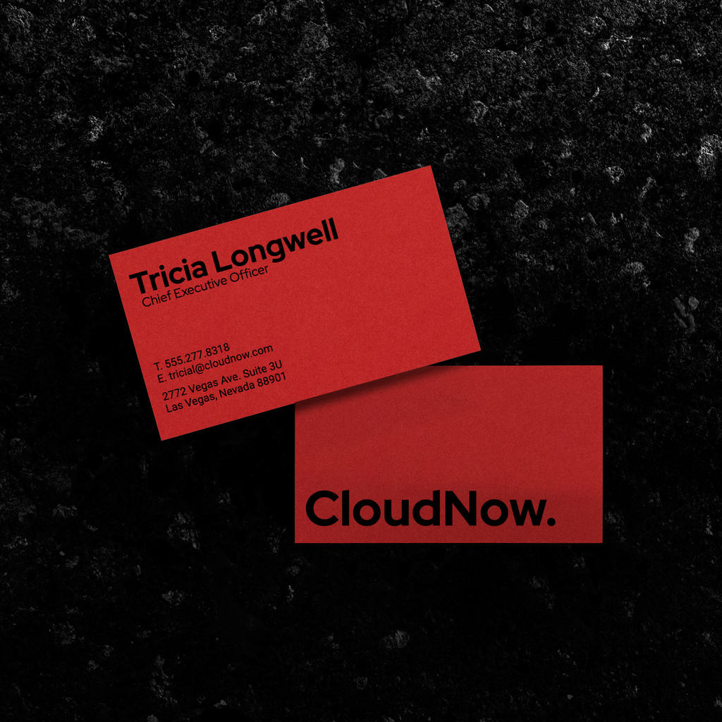 No. 025 Printed | Dual Tone Business Card 