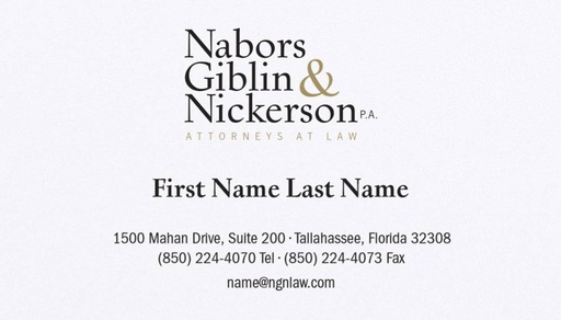 Nabors | BC Template | Tallahassee