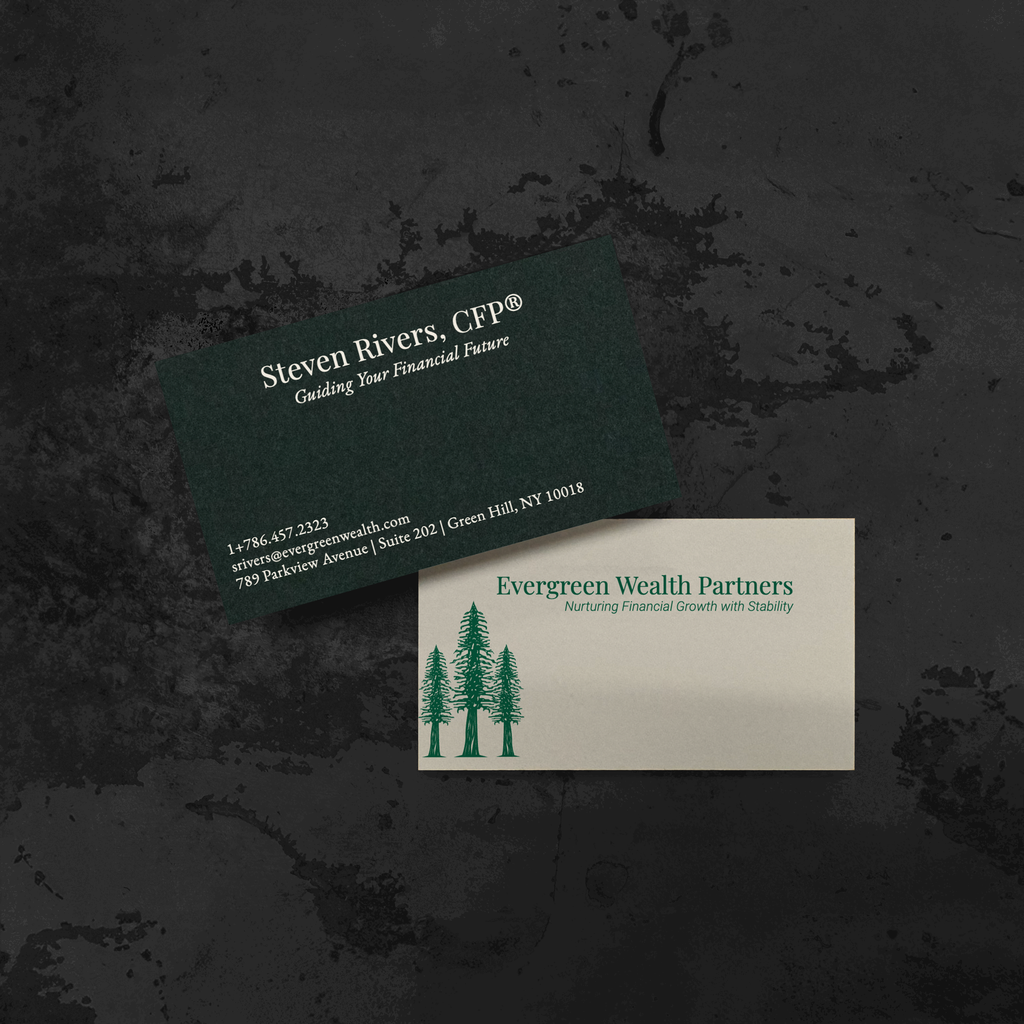 No. 012 | Printed | Dual Tone Business Cards