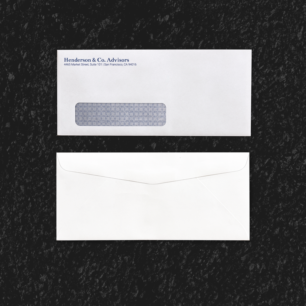 No. 012 | Printed | Standard Envelope