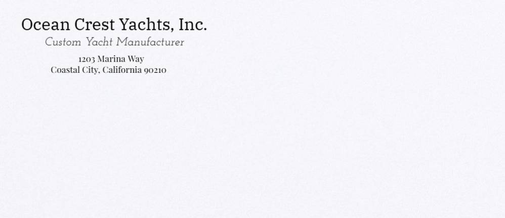 No. 014 Printed | Standard Envelope