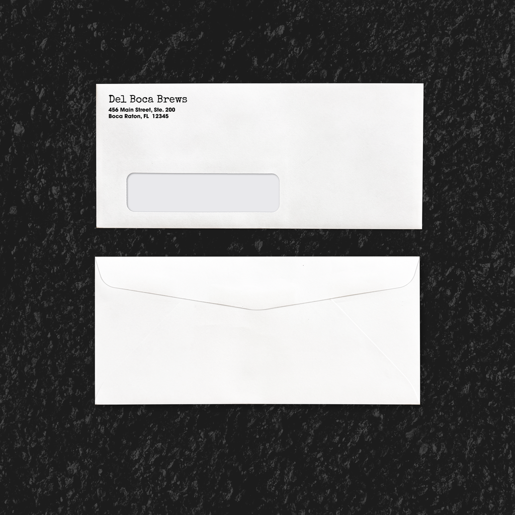 No. 006 | Printed | Window Envelope