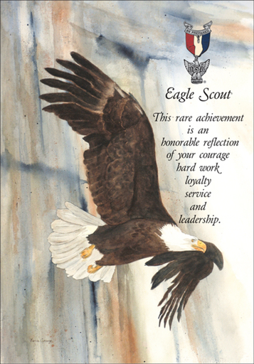 [CG407] Eagle Scout Congrats Card-CG407