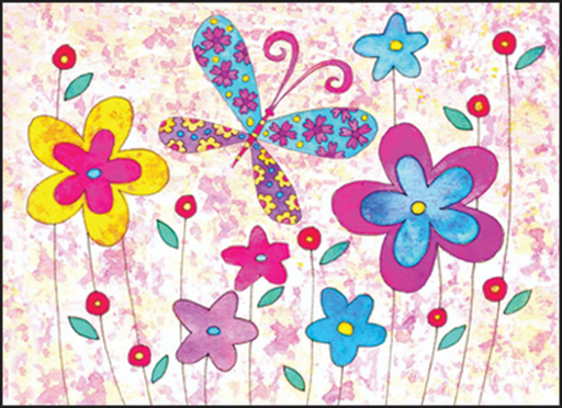 [CBL10] Butterfly Note Cards-CBL10