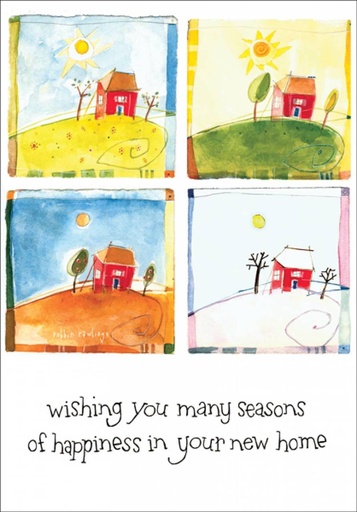 [HU417] Seasons New Home Card-HU417