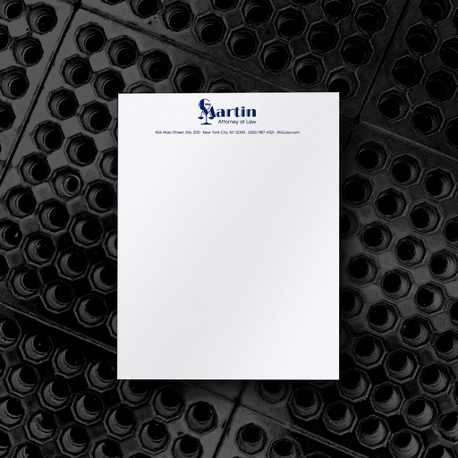 Embossed Letterheads