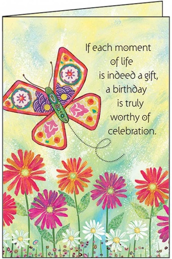 [B9190] Butterfly Birthday Card