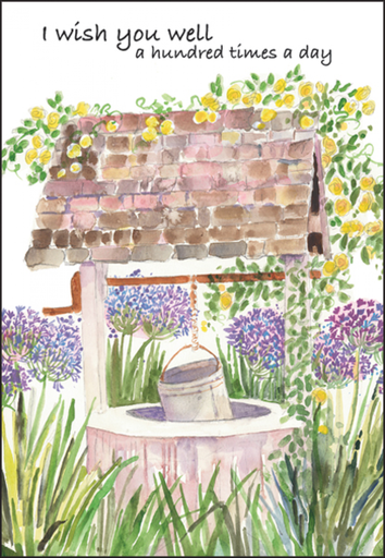 [GW4519] Wishing Well Get Well Card-GW4519