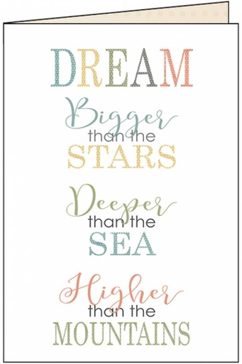 [GU442] Dream Bigger Graduation Card
