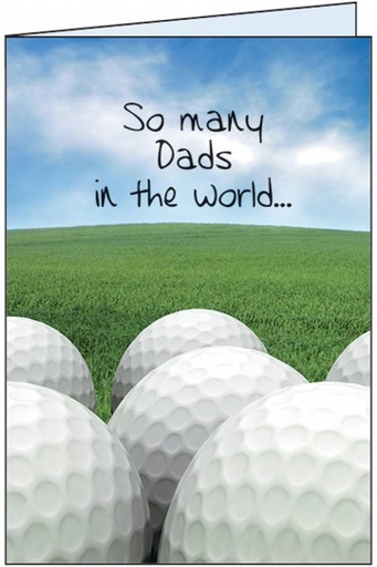 [F664] Golf Father's Day Card