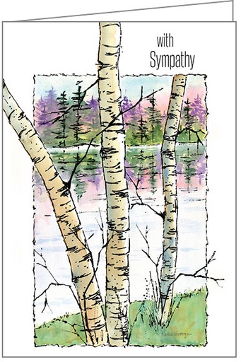 [SG230] With Sympathy Condolence Card - SG230