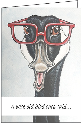 [F744661] F744661 - Father's Day Card - Wise Old Bird