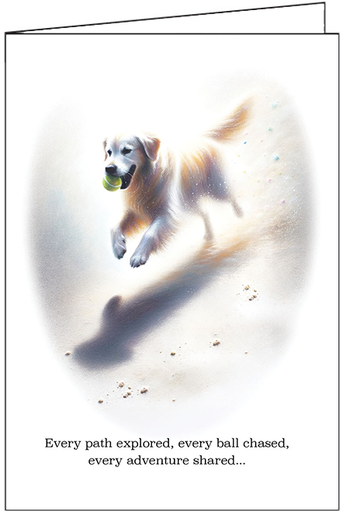[S244680] S244680 - The Adventure Companion - Heartwarming Pet Sympathy Card