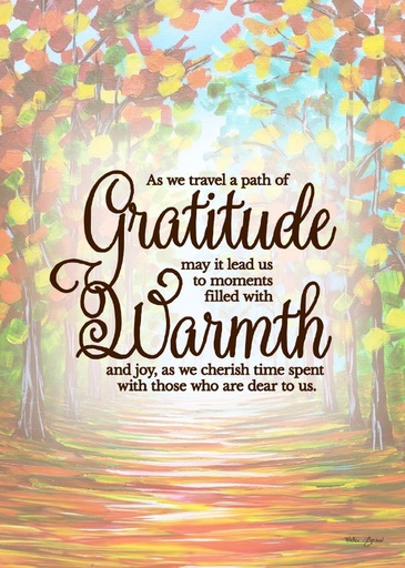 [TGA882] TGA882 - Gratitude and Warmth Thanksgiving Card¬†¬†