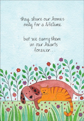 [P5405] P5405 - Forever Pet Sympathy Card
