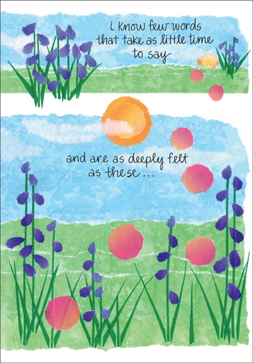 [T314V] T314V - Caring Thank You Cards