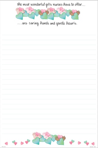 [GS50] GS50 - Hands and Hearts Note Pad