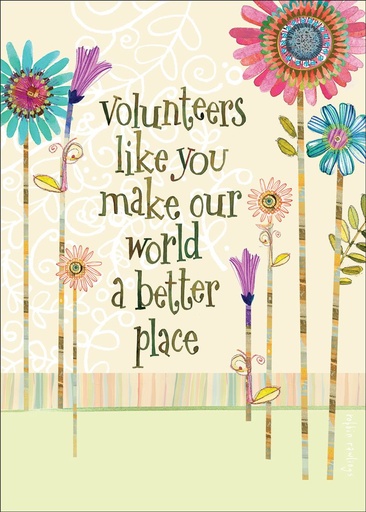 [TR303V] TR303V - Volunteer Thank You Cards