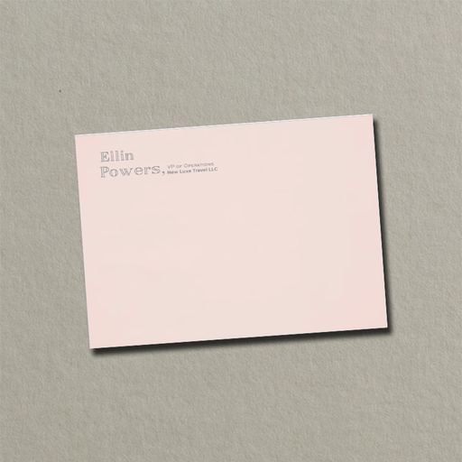 [NCE] Engraved Note Cards