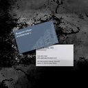 No. 004 | Printed | Dual Tone Business Card