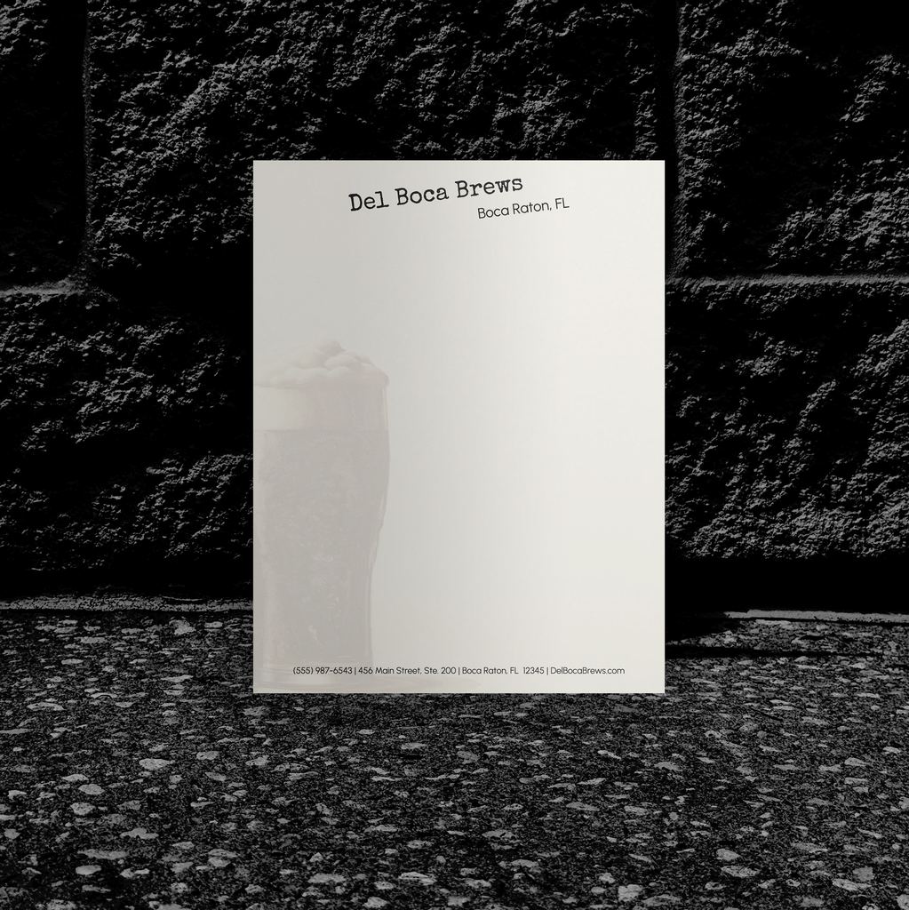 No. 006 | Printed | Letterhead