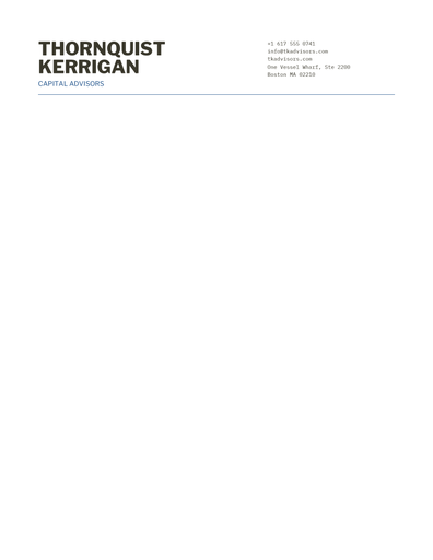 Letterhead - Thornquist Kerrigan